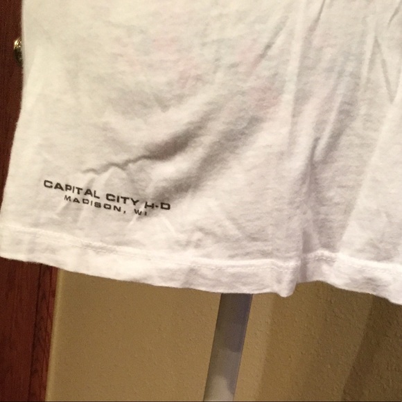 Harley Davidson V-Neck T-Shirt - Picture 3 of 4